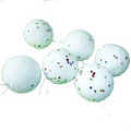 4 cm White Foam Snowball Pendant Christmas Decoration - 6 pcs/set